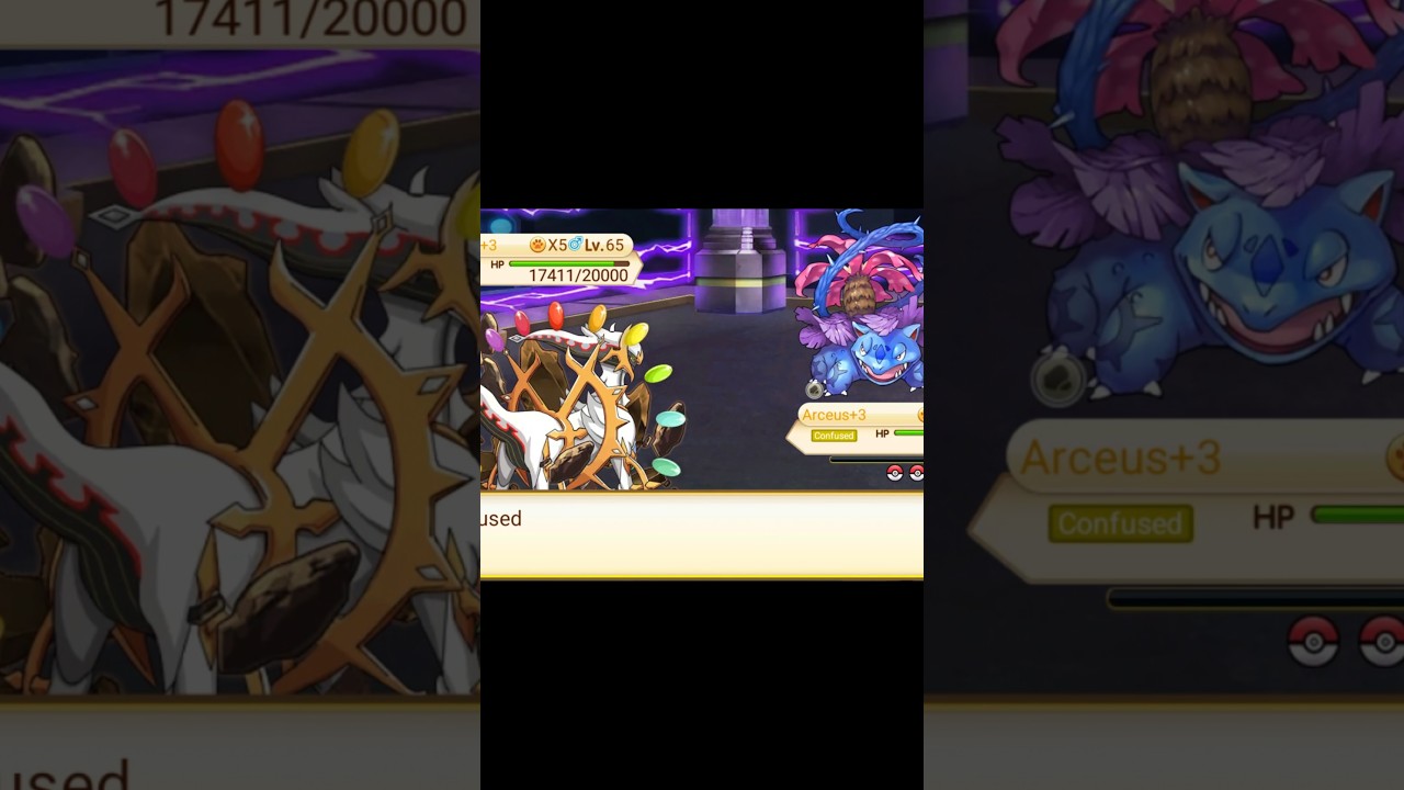 ARCEUS VS MEGA VENASAUR Epic Battle 