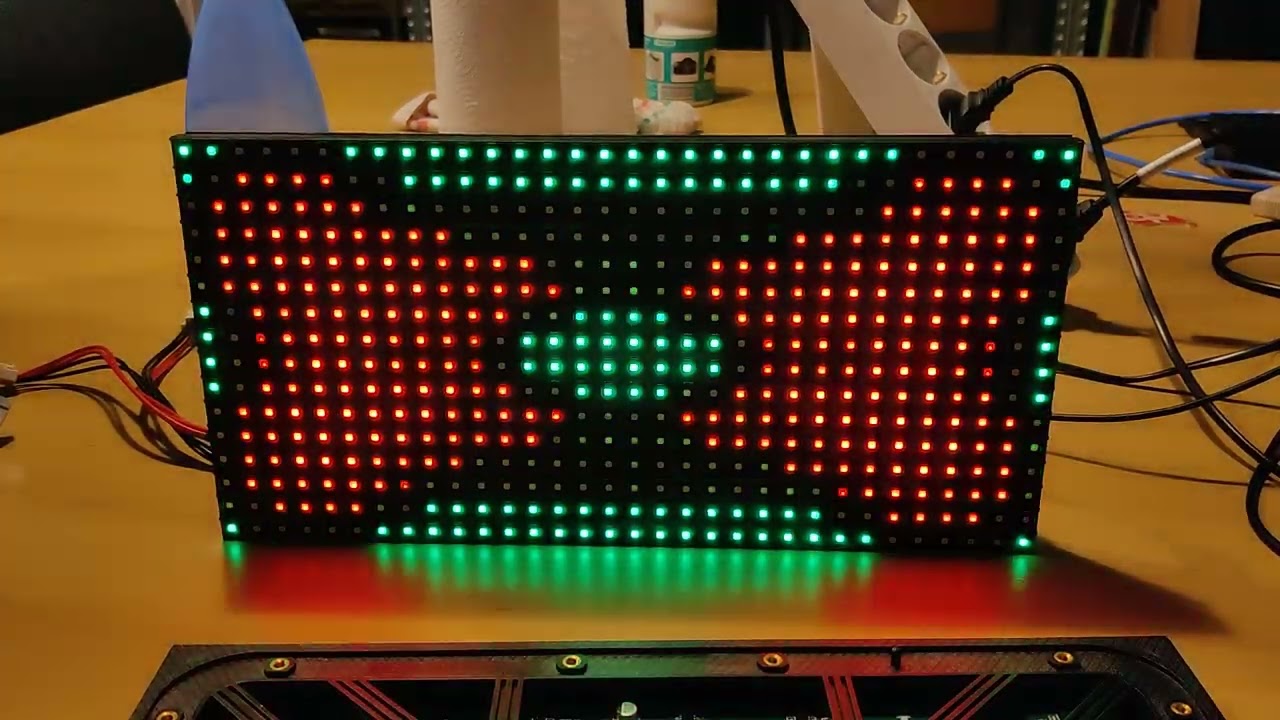 P10 RGB Led Matrix and PxMatrix