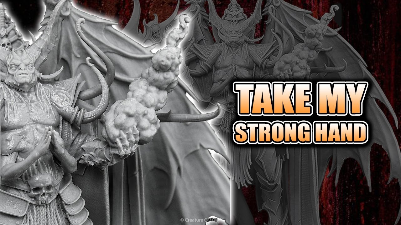 Lord of Sacrifice Creature Caster Unboxing Resin Demon Miniature