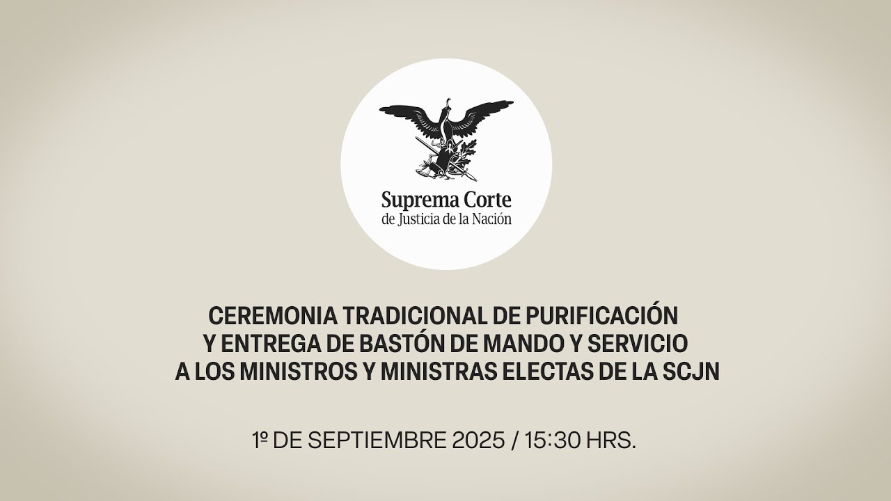 Ceremonia tradicional de purificación y entrega de Bastón de Mando y Servicio