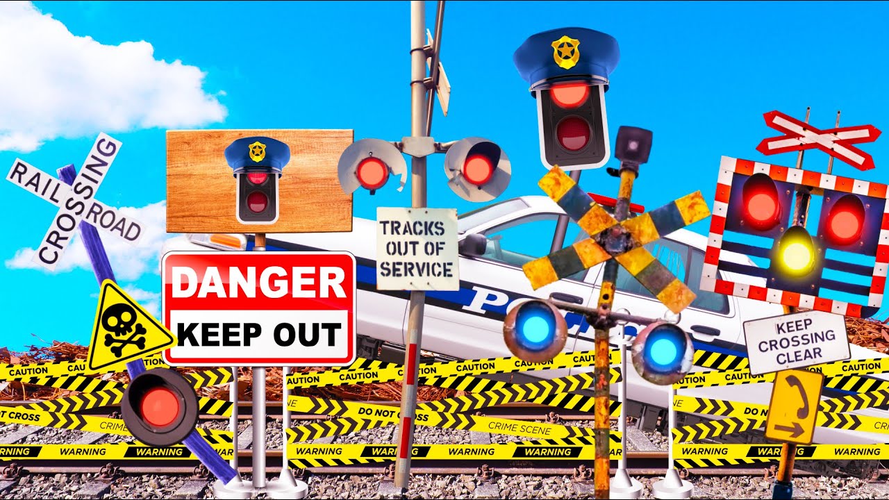 A Railroad Crossing Opens a Closed Railroad Track 😂