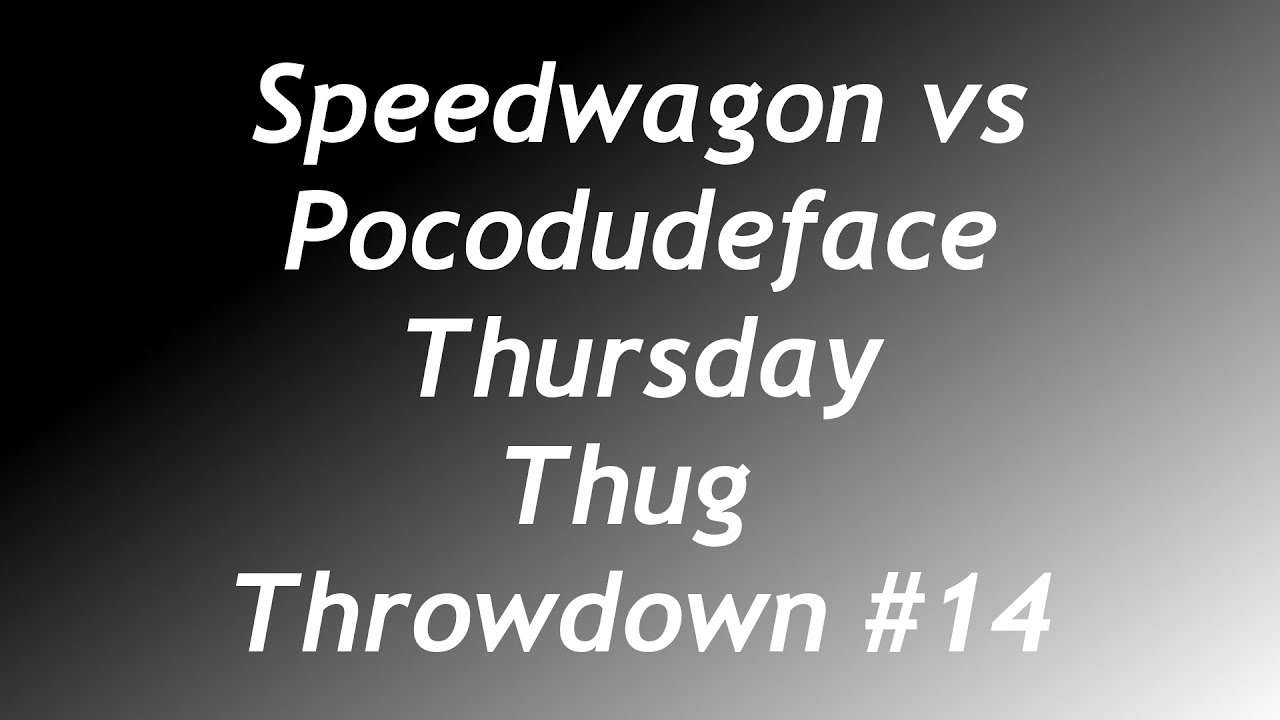 Speedwagon (Falcon) vs Pocodudeface (Dr. Mario) - SSBM - Thursday Thug Throwdown #14 RR