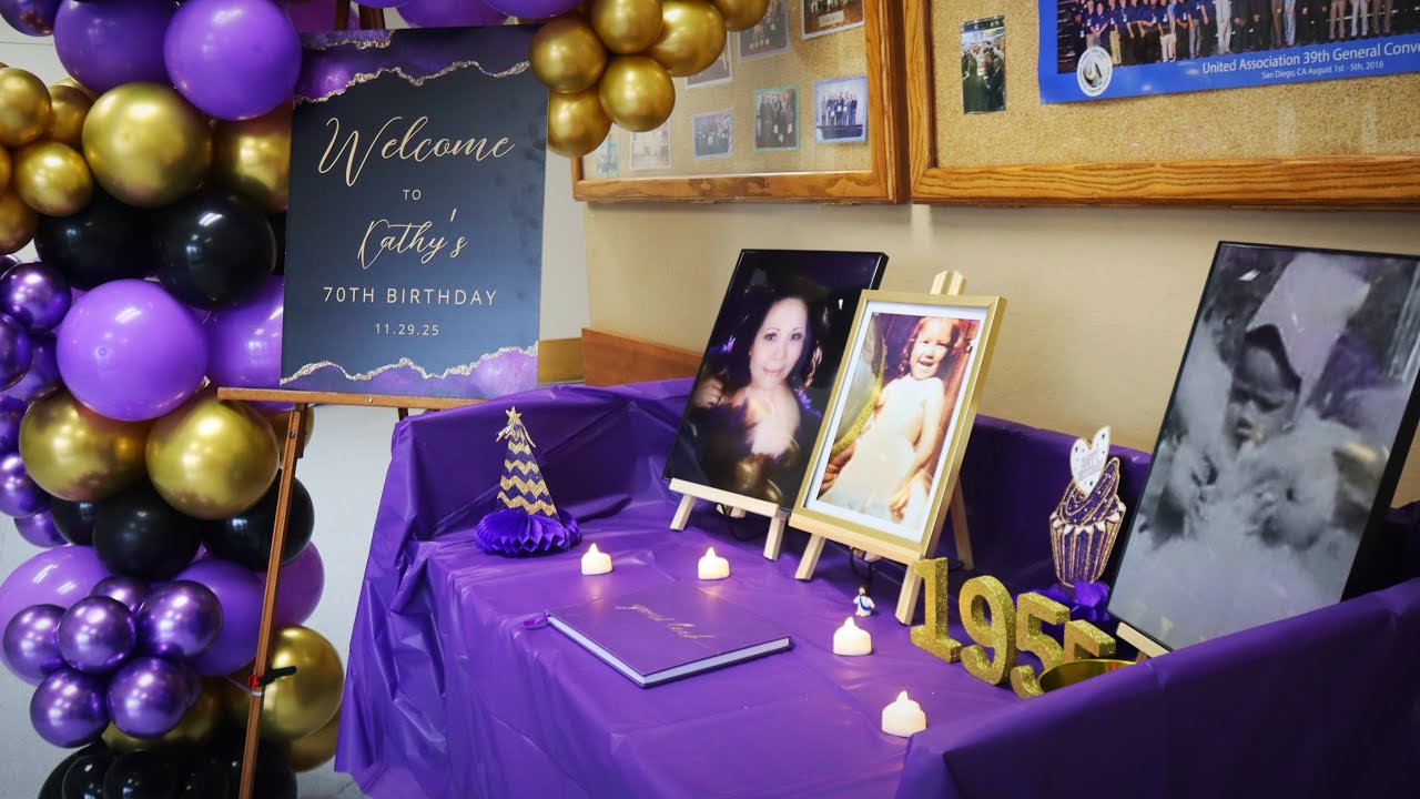 Kathy’s 70th Birthday Celebration💜