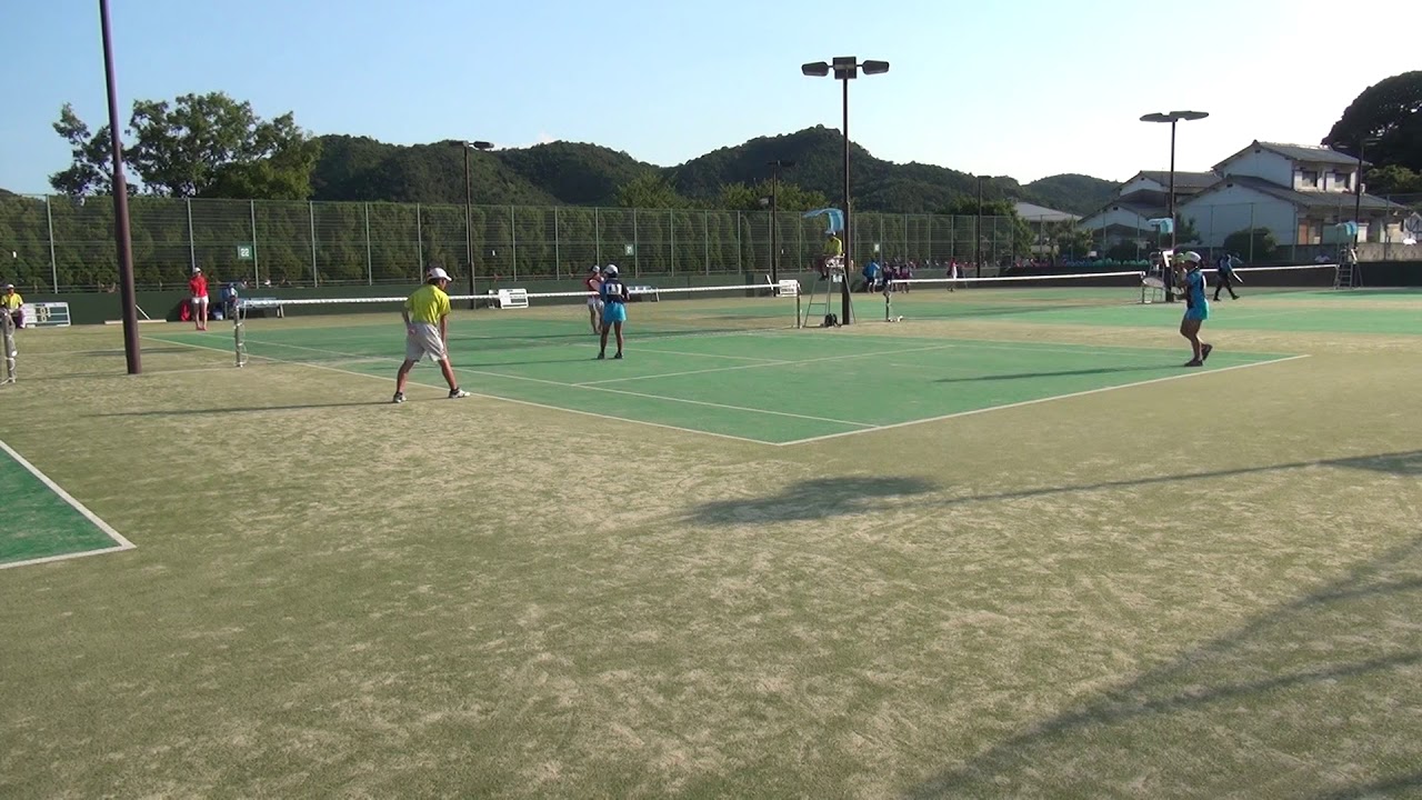 2016年IH ソフトテニス 女子 個人 3回戦 中村・加藤（札幌龍谷学園）vs 小林・原田（東北）