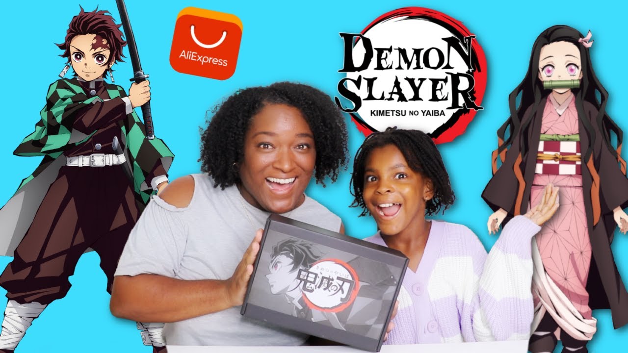 BOÎTE MYSTÈRE DEMON SLAYER et FIGURINES ALIEXPRESS Kimetsu No Yaiba