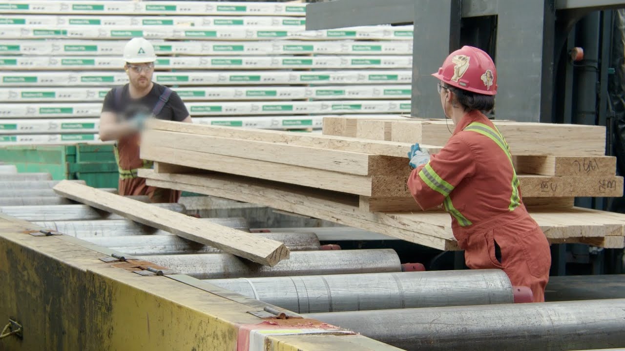 Trus Joist&reg; Parallam&reg; PSL Made in Vancouver Canada