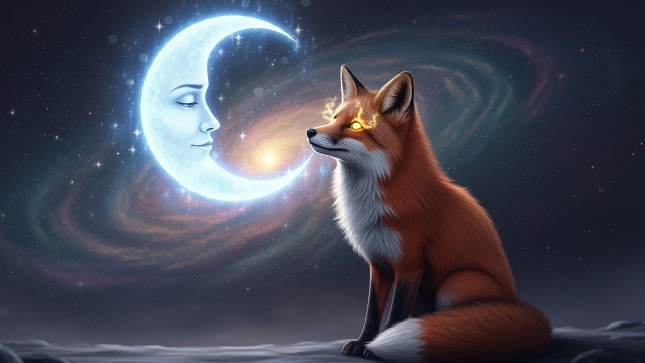 Le renard et la lune perdue - Histoires mignonnes pour enfants
