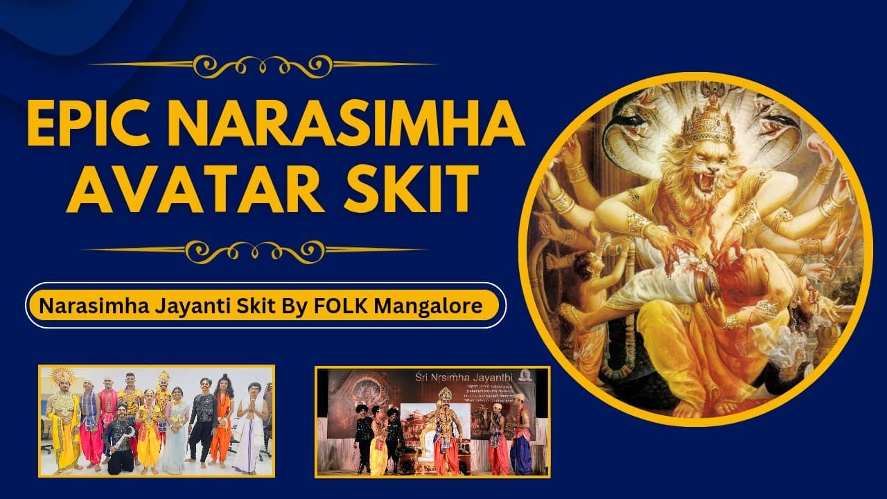 He Came From a Pillar! | Epic Narasimha Avatar Skit | ISKCON Mangalore