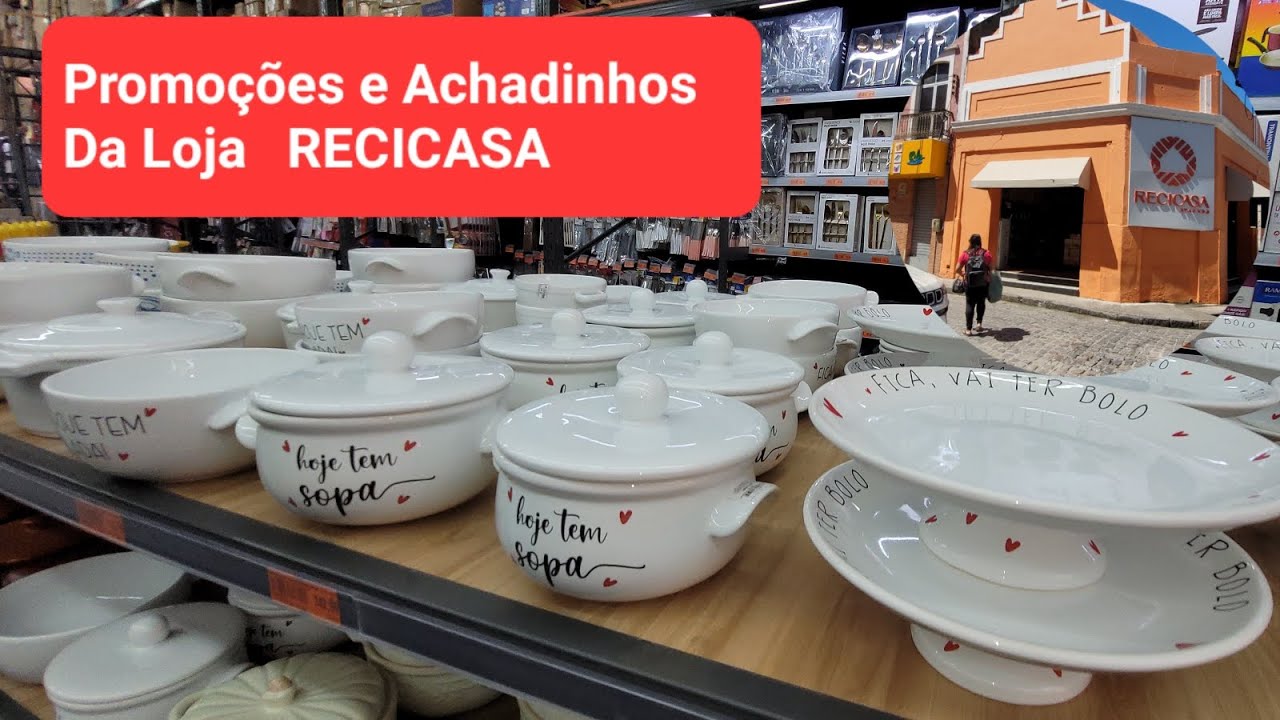 ACHADINHOS E PROMOÇÕES DA LOJA RECICASA 
