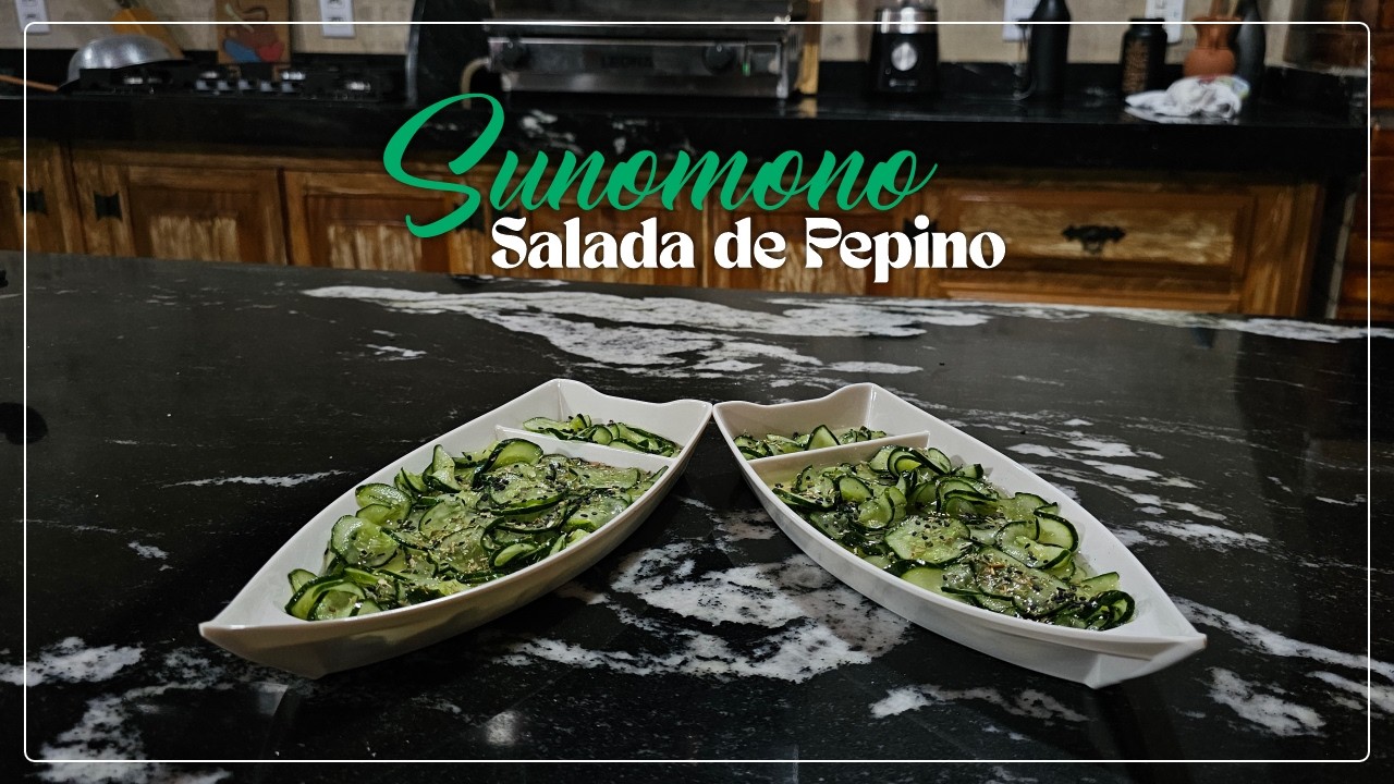SUNOMONO | SALADA DE PEPINO JAPONÊS