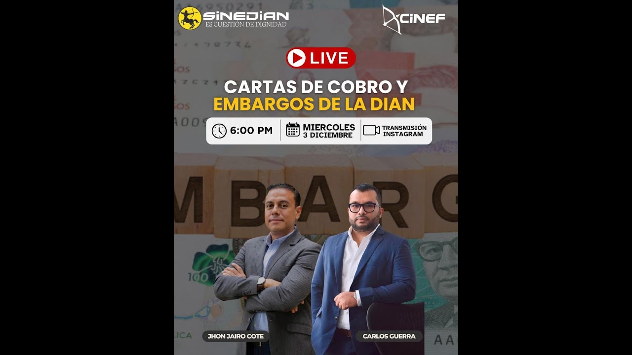 Cartas de Cobro y Embargos de la DIAN