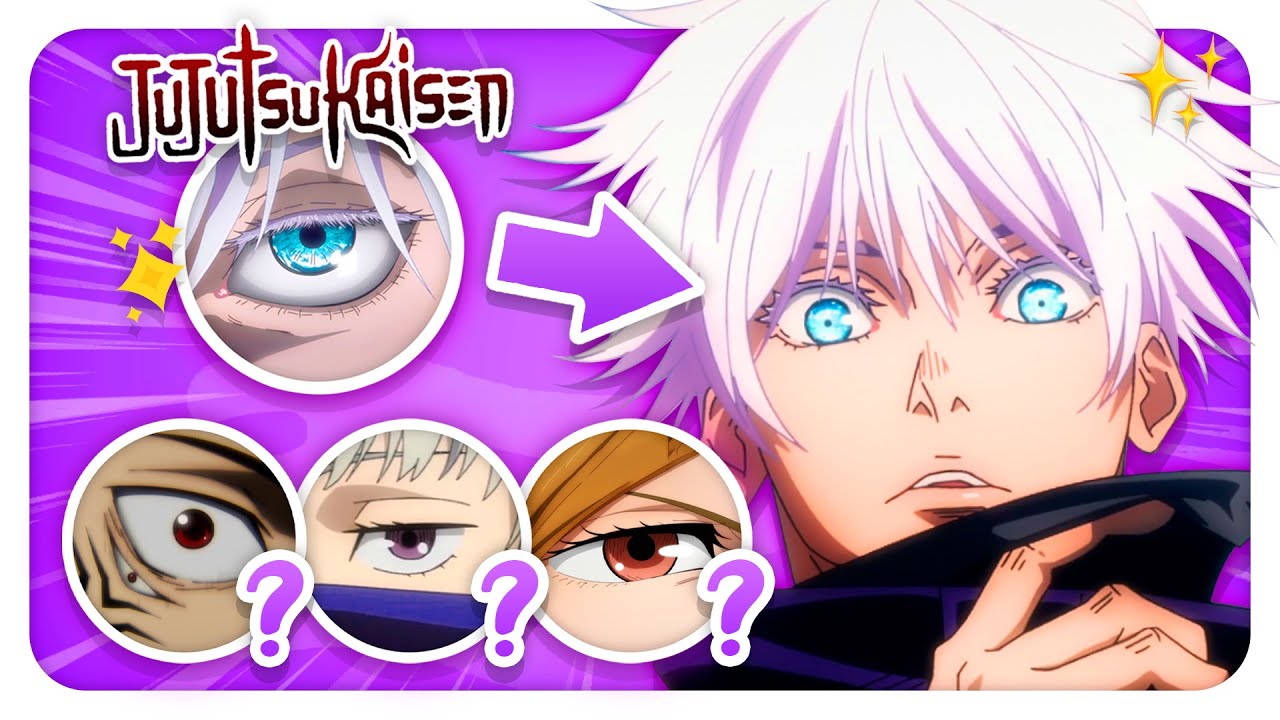 МОЖЕТЕ ЛИ ВЫ УГАДАТЬ ГЛАЗА JUJUTSU KAISEN? 👁️🕹️ Jujutsu Kaisen anime quiz | Anime challenge 💜