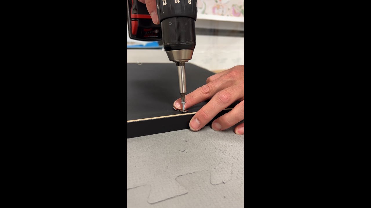 Adding Hanging Wire to Custom Frame