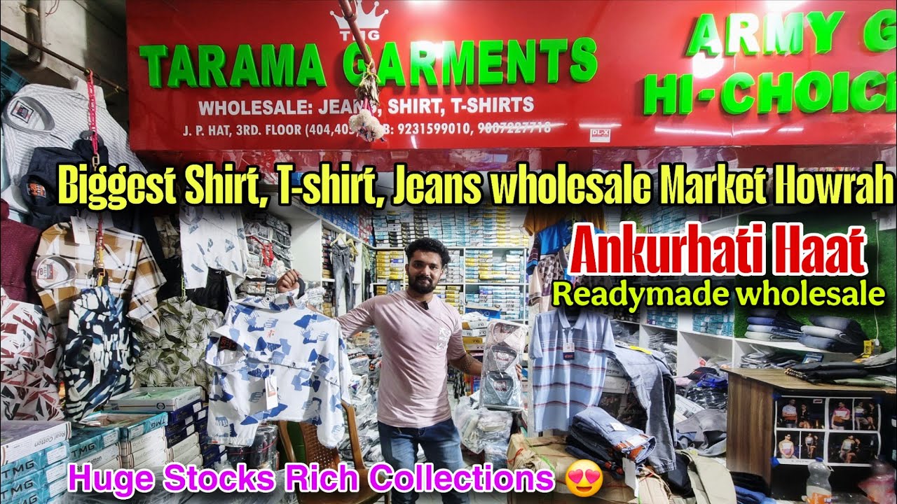 Ankurhati haat 2025 | Biggest Shirt, T-shirt, Jeans Readymade wholesale market howrah | AS Culture
