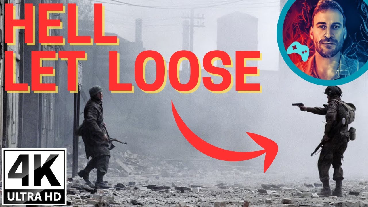 Тактический стиль: командир отряда в Омахе &mdash; Hell Let Loose &mdash; разрешение 4K