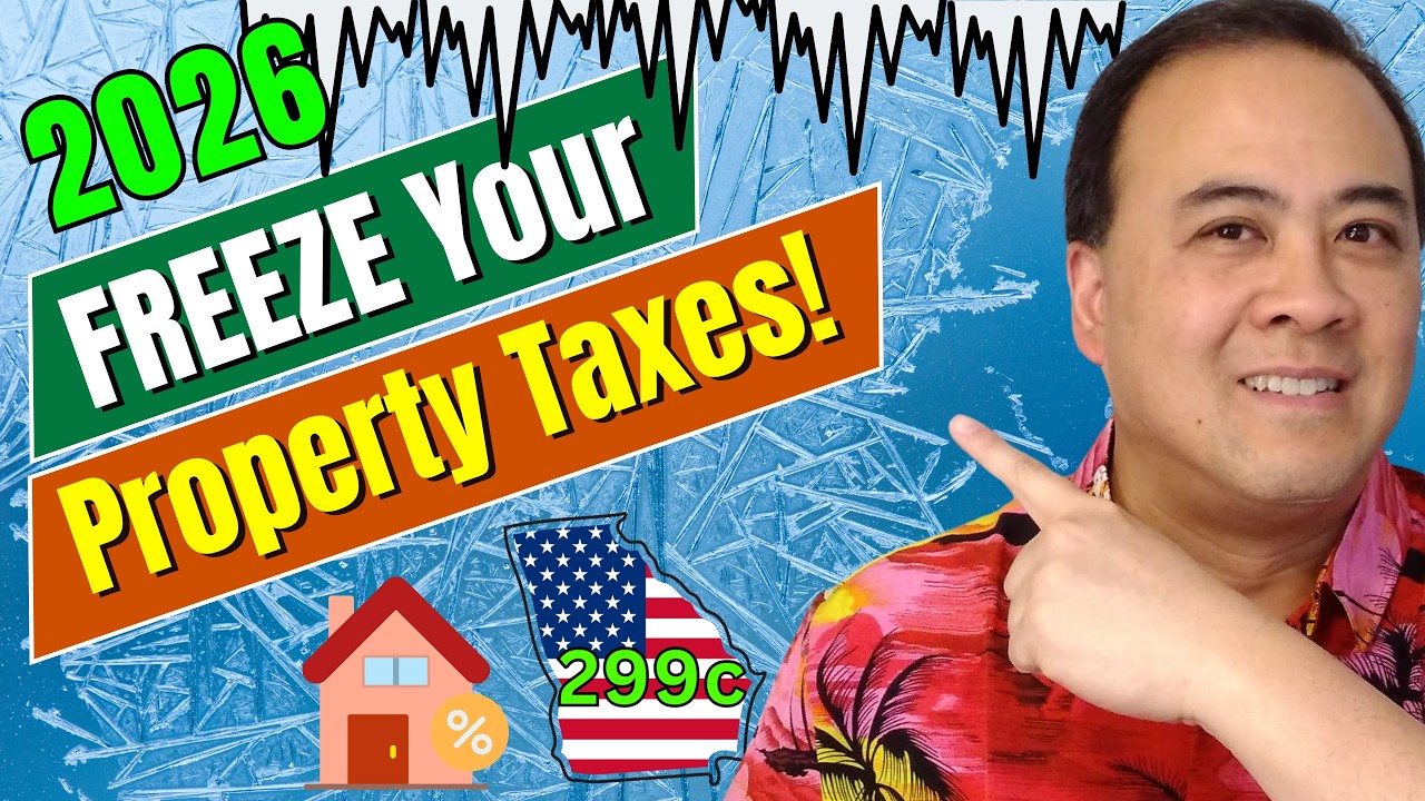 How to FREEZE your Property taxes! 2026 GA tax appeals EXPLAINED!