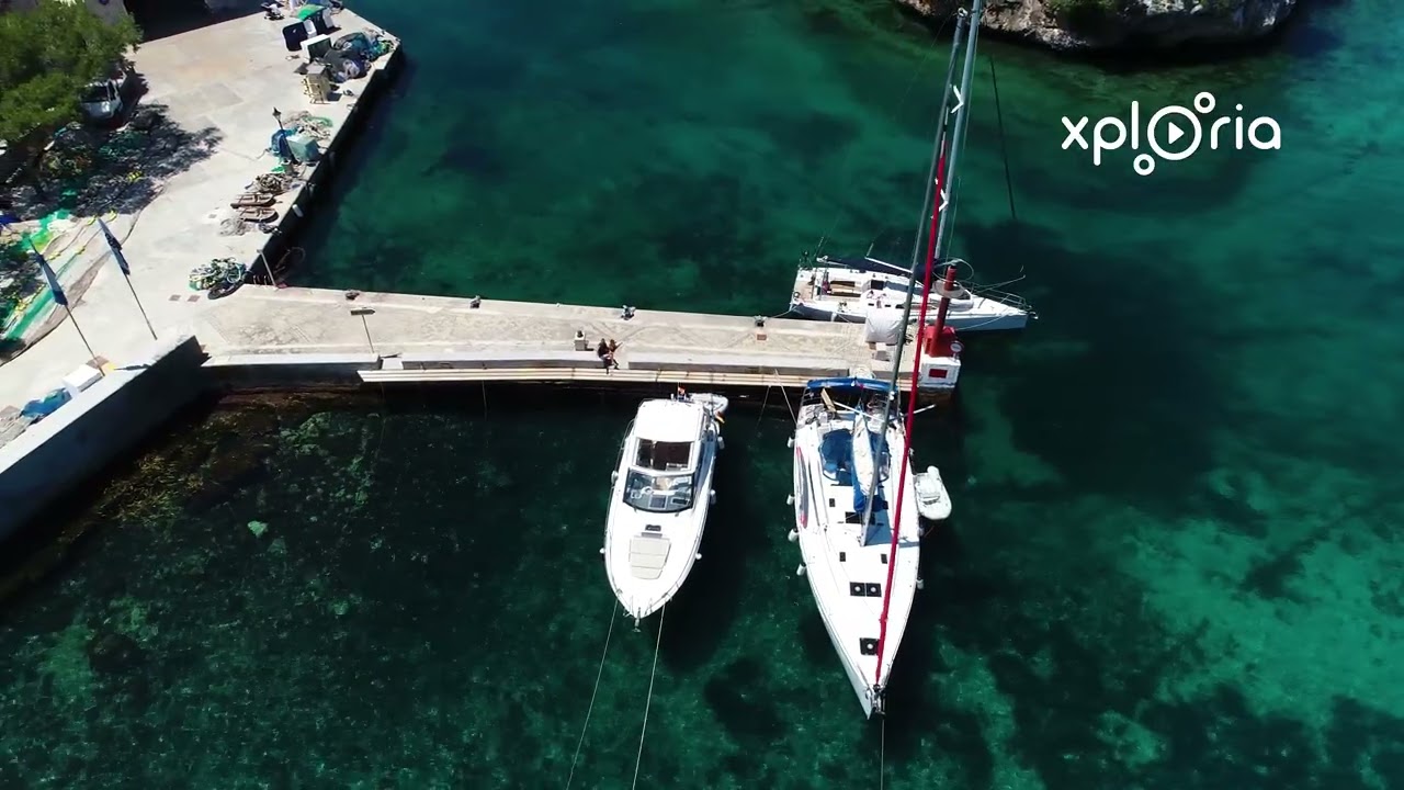 Cala Figuera, Mallorca, Baleares, Spain 2018.06 aerial video