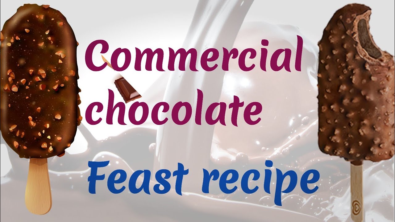 How to make chocolate feast|How to make commercial chocolate feast|#Chocolatefeasticecreamrecipe