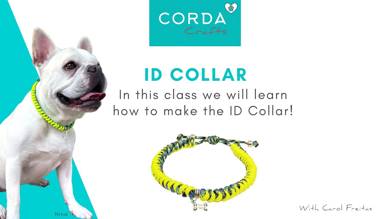 ⌘ HOW TO MAKE  a Paracord DOG NECKLACE  - DIY Craft Kit for Beginners | CORDA Crafts 🐾