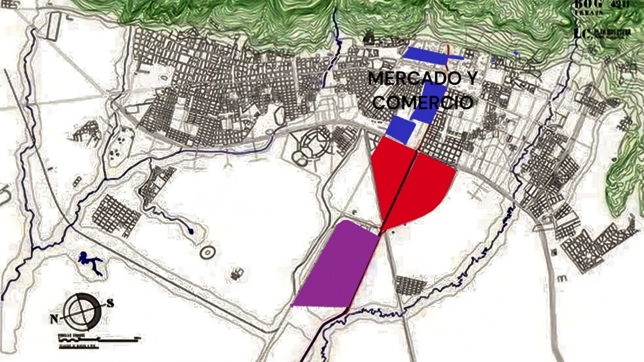 PLAN PILOTO PARA BOGOTA DE LE CORBUSIER.