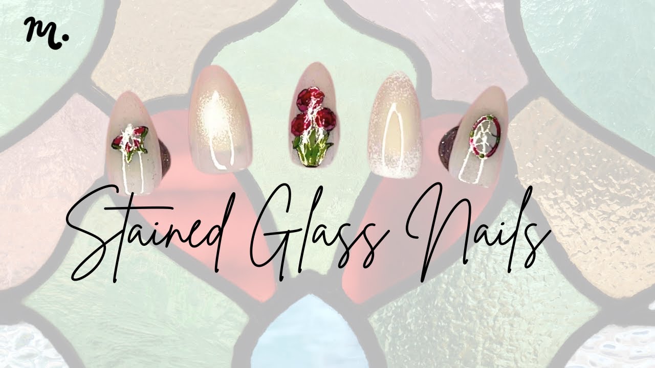 🪟🌹Chrome Stamping & Stained Glass Nail Art: You NEED to Try This! | Maniology LIVE!