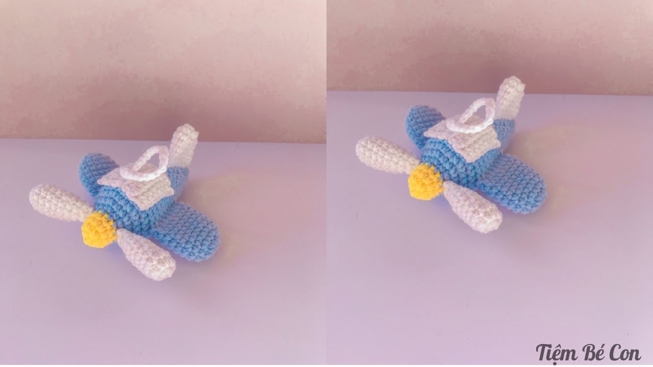 Crochet mini plane | Hướng dẫn móc máy bay mini✈️
