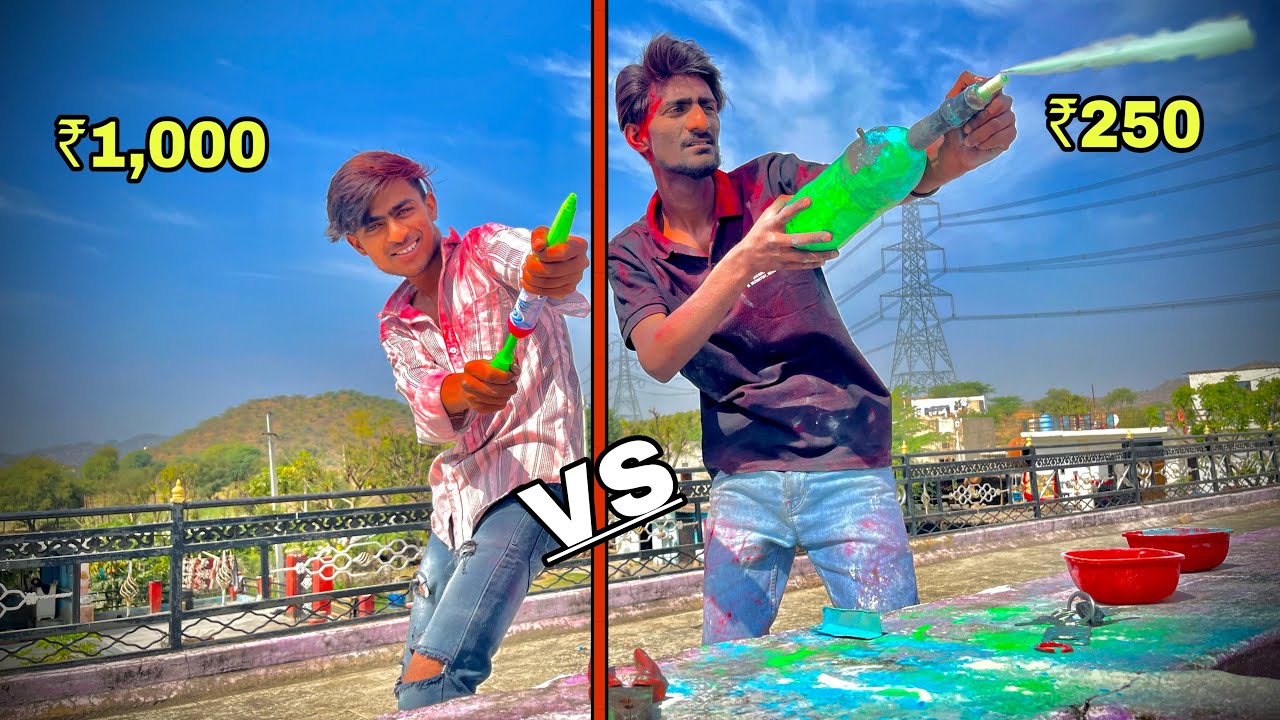 Low Budget Holi Stash Challenge ❗️- Best budget chalkenge  holi | holi experiment 