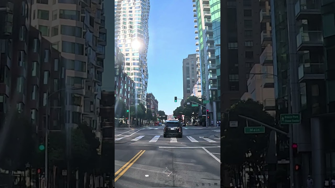 Part 10 Driving in San Francisco ,CA.  Downtown Short. #dashcam #drivingmusic #drivingvideo