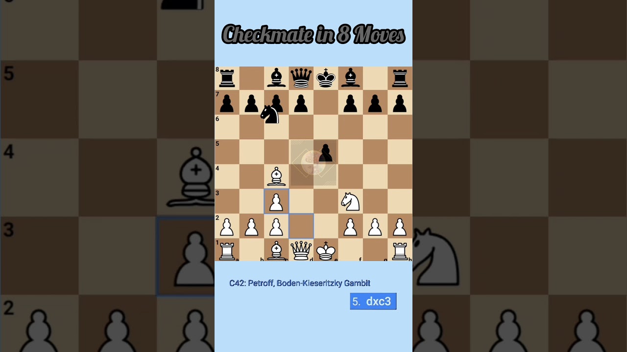 Checkmate in 8 moves 