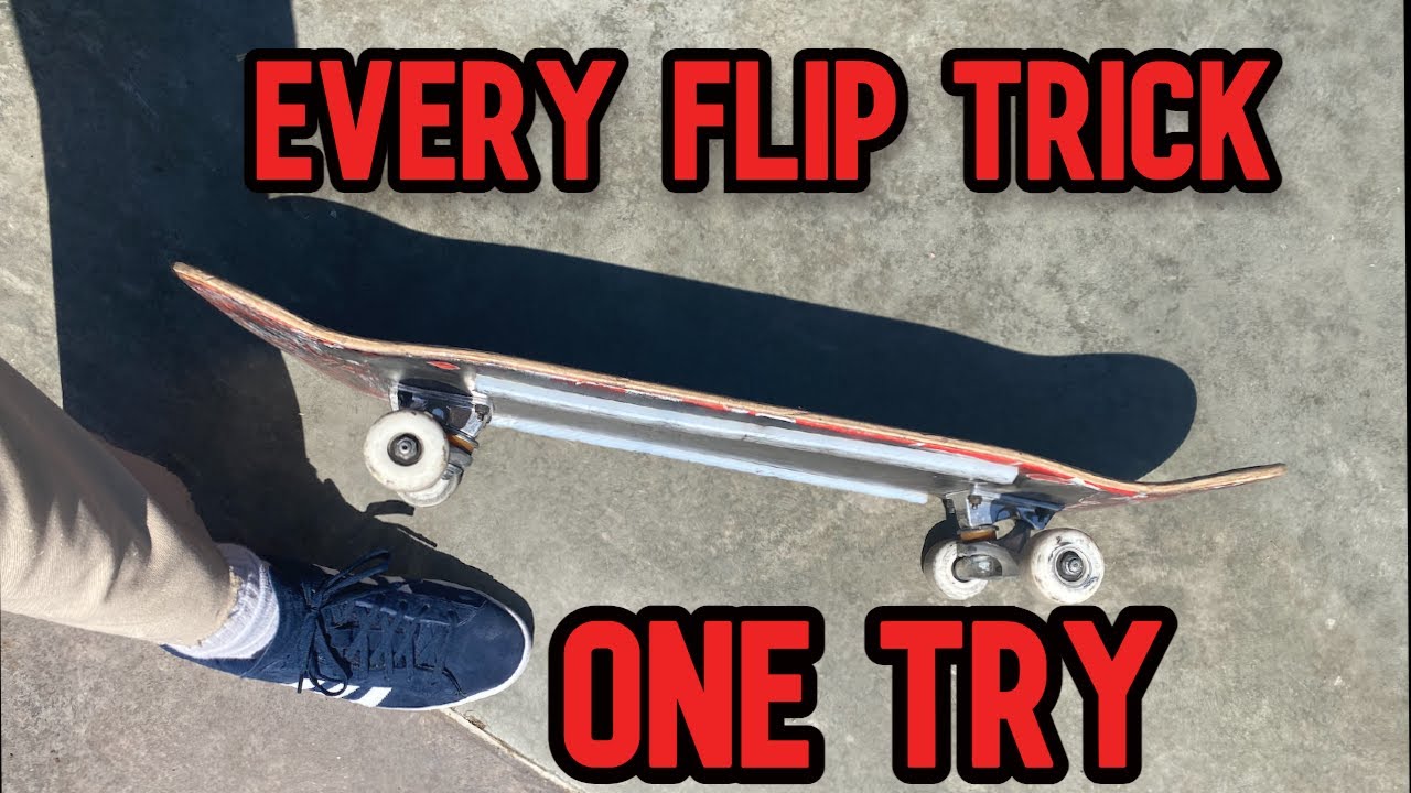 EVERY FLIP TRICK VS NEW SHOES