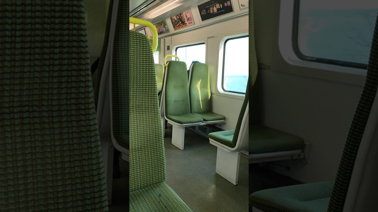 Ride Onboard 8626 Class DART Train for Howth from Killiney to Dalkey