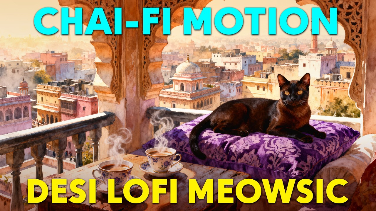 Chai-fi Motion | Desi Indie-Pop Chillhop Lofi Meowsic (Meow Music)