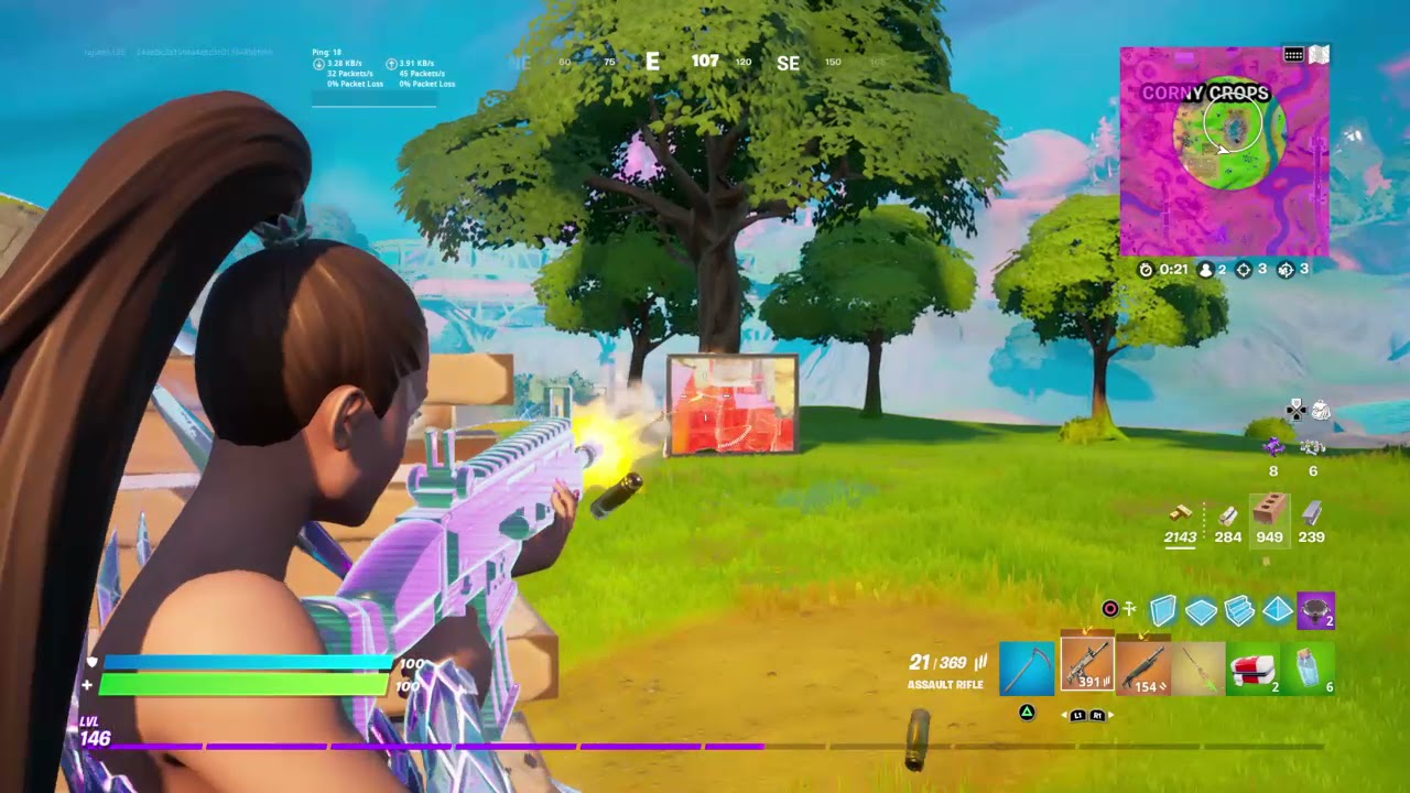 Fortnite Ariana Grande skin gameplay
