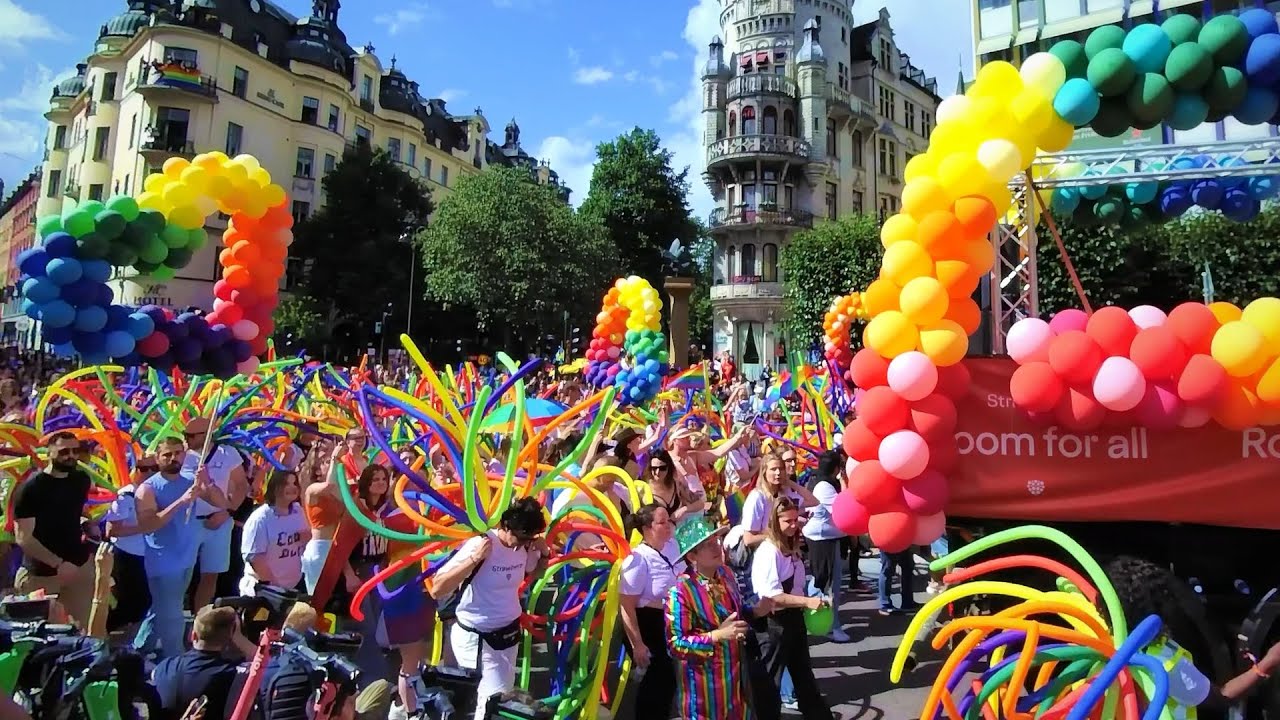 Stockholm Pride 2024 parade (VR180, Spatial Audio)