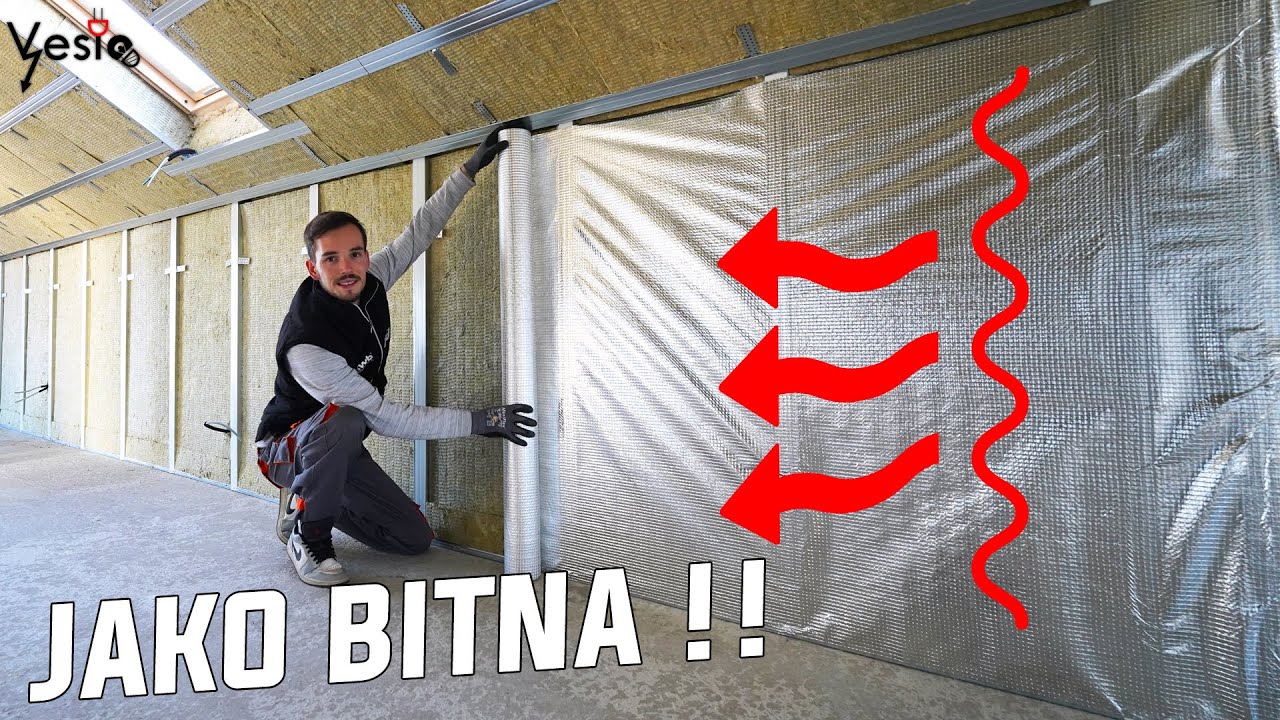 Ugradnja parne brane preko kamene vune Epizoda 6