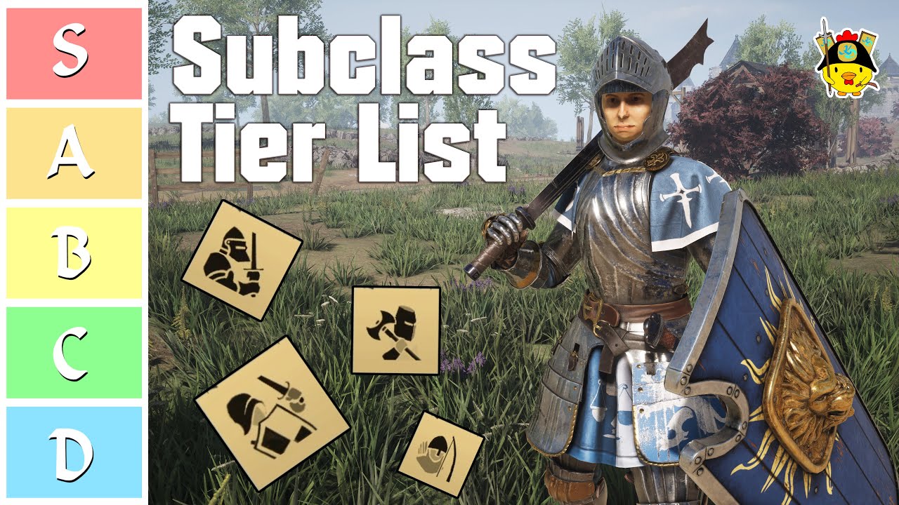 The medieval subclass tier list for Chivalry 2!
