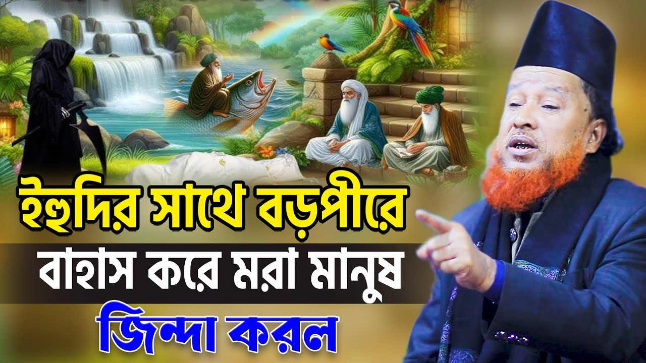 ইহুদির সাথে বড়পীরে বাহাস করে মরা মানুষ জিন্দা করল। মাওঃ আব্দুর রহমান রেজভী ওয়াজ। Abdur Rahman Razvi