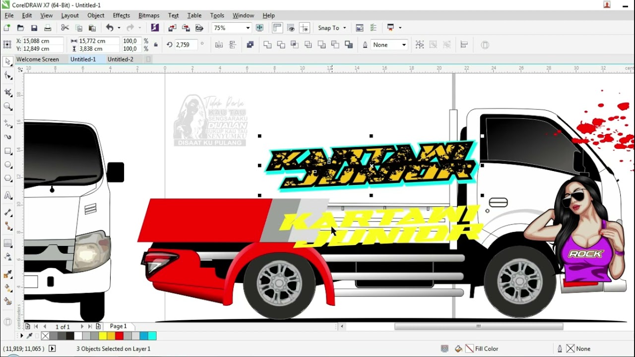 gambar dulu kalo mau di sticker [ pick up TRAGA ]