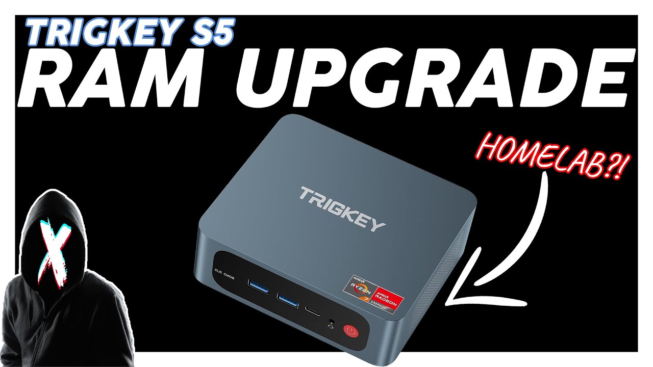 Как обновить оперативную память на Trigkey Mini PC | Обновление оперативной памяти Trigkey S5