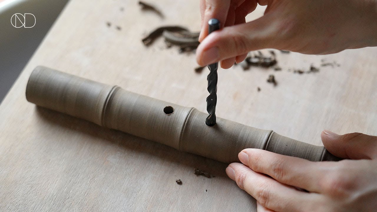 도자기 단소 만들기 : Making ceramic musical instruments  [ONDO STUDIO]