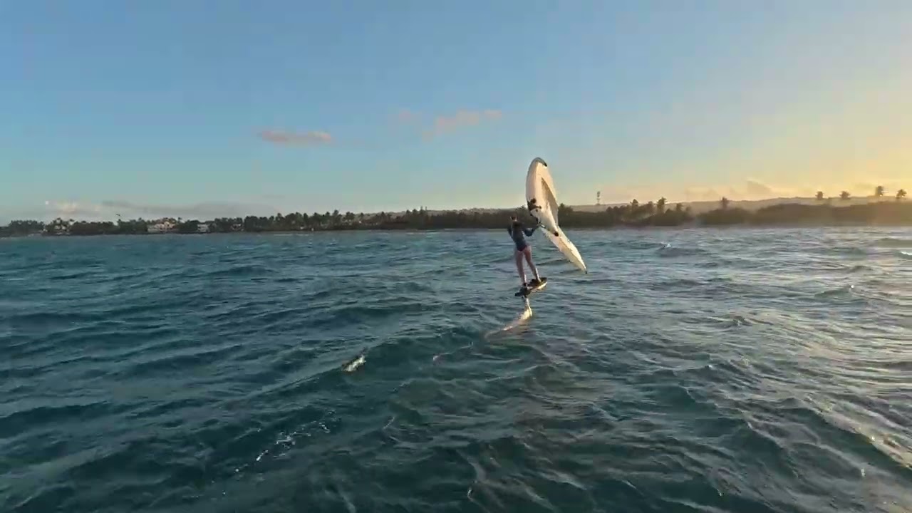 Sunset Winging Session at Kite Beach