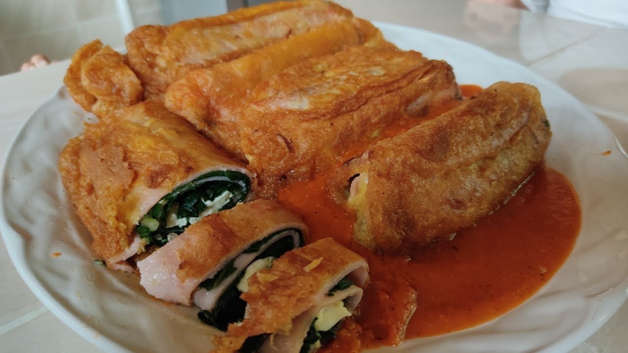Cómo hacer rollitos de acelga rellenos de queso 