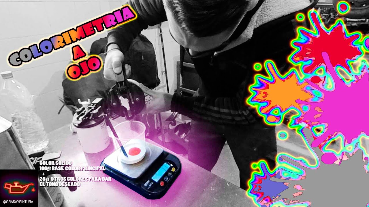 Colorimetr&iacute;a a ojo, crear colores sin b&aacute;scula profesional.