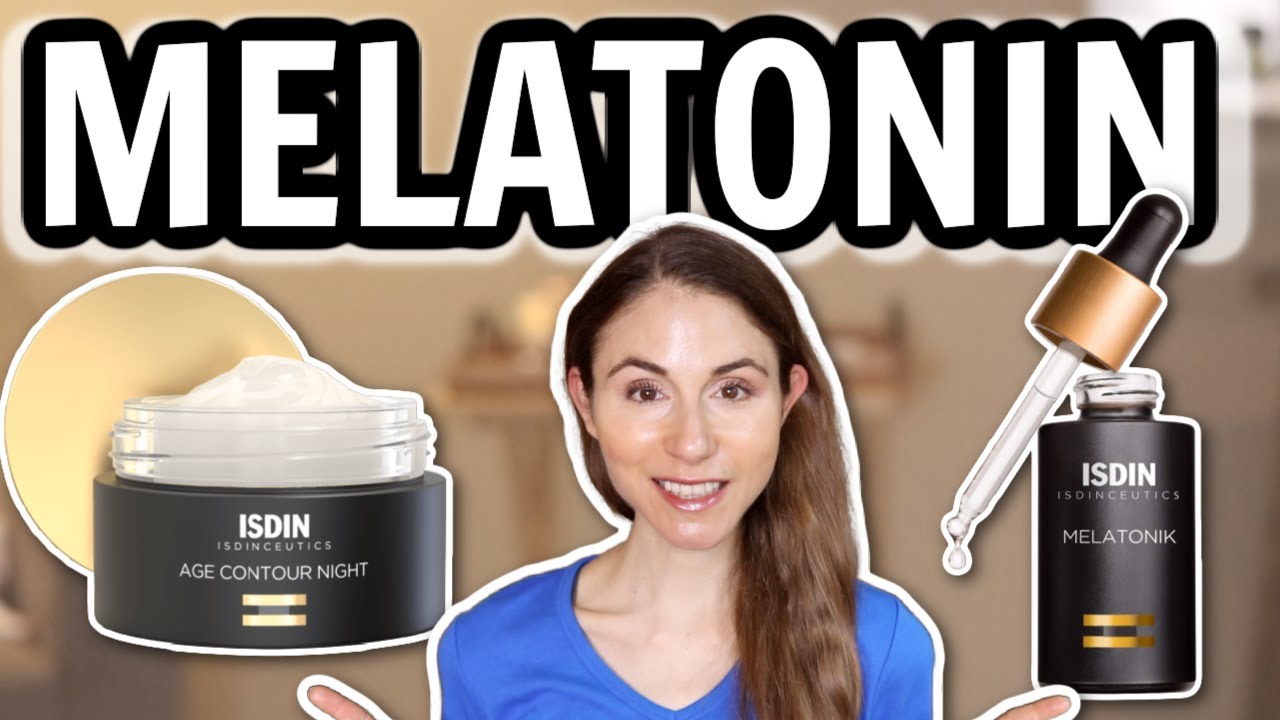ANTI-AGING MELATONIN SKIN CARE 😮 ISDIN MELATONIK REVIEW 😮 DERMATOLOGIST @DrDrayzday