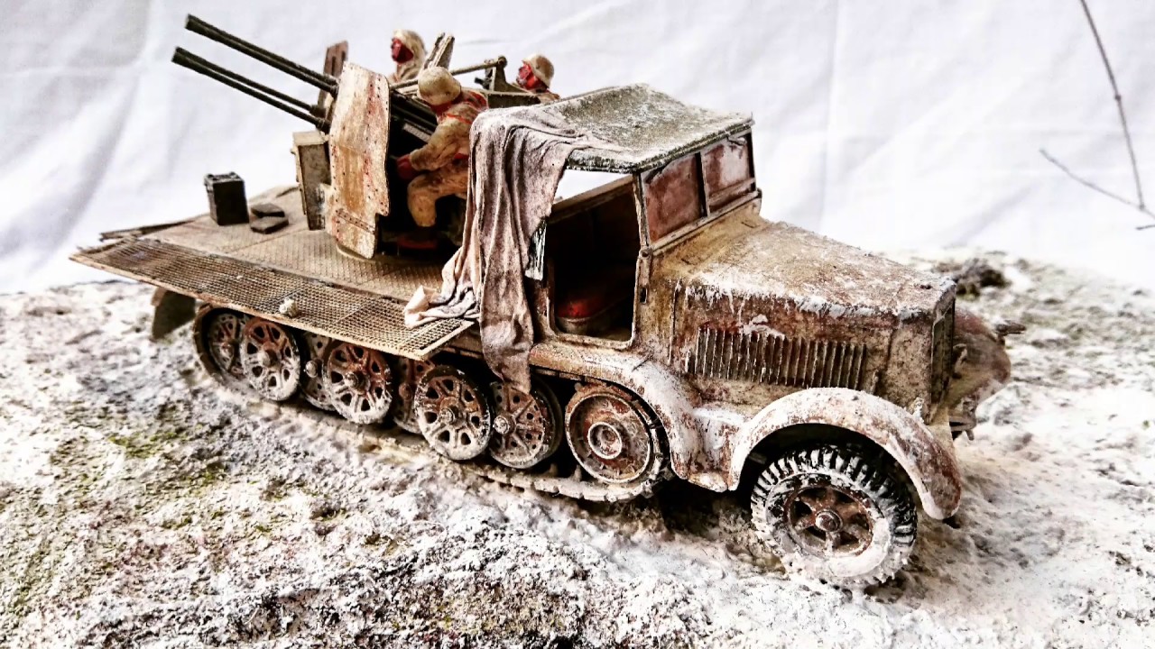 Vierlingsflak Tank Modelling 1/35 miniaturstahl.de