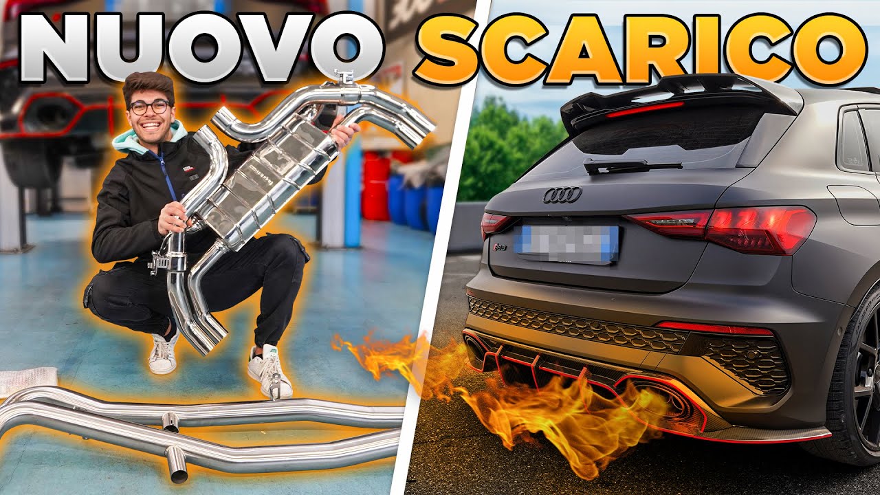 MODIFICHIAMO L'AUDI RS3 EP.2 | NUOVO SCARICO CAPRISTO 😈
