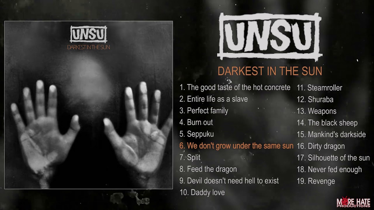Unsu - Darkest in the Sun LP FULL ALBUM (2019 - Grindcore)