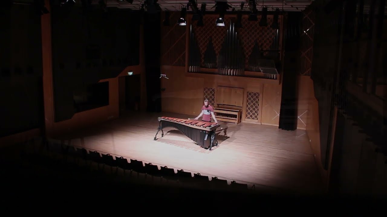 Lute Suite No.1 in E-Minor - VI. Gigue (BWV 996) by Johann Sebastian Bach I played on Marimba