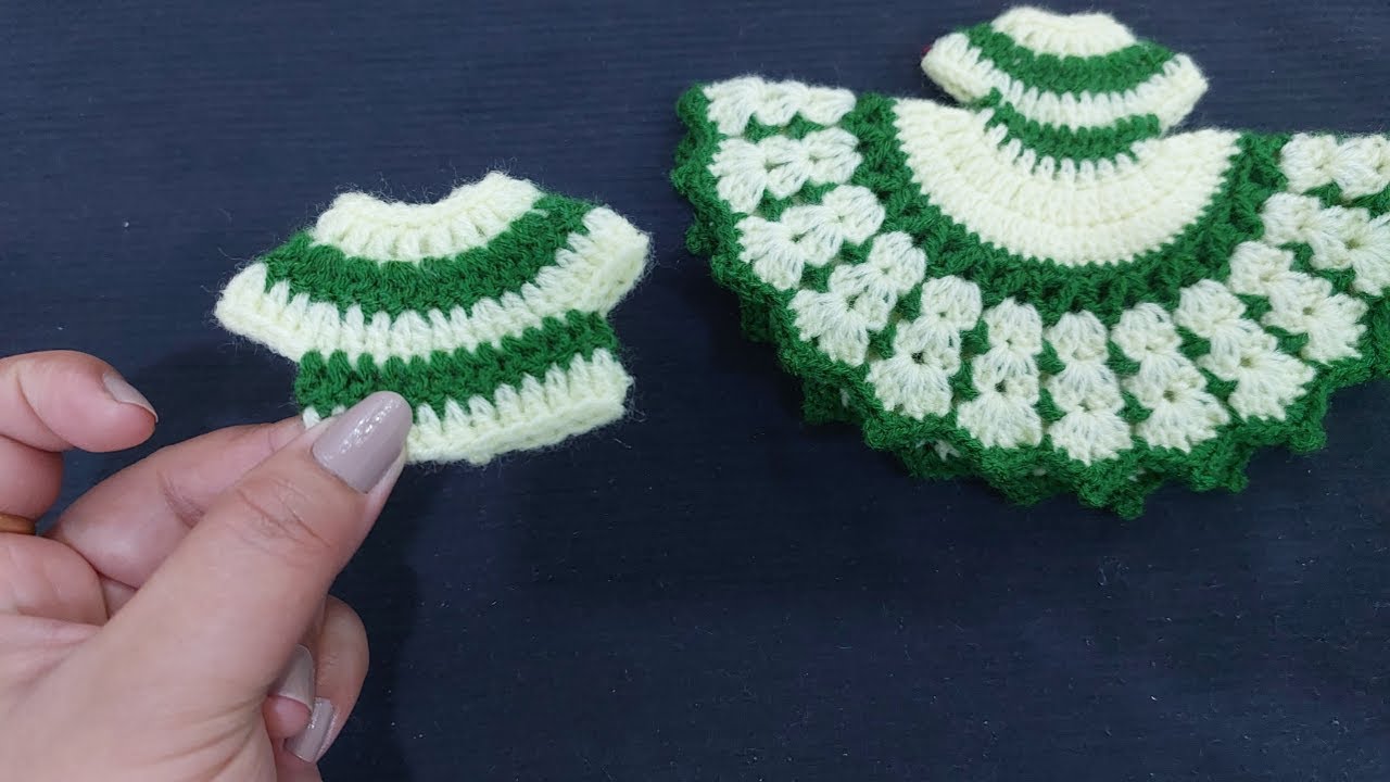 Two color Crochet Choli for 4 no. Laddu Gopal ji ||  4 नंबर लड्डू गोपाल चोली  ll Laddu Gopal Dress