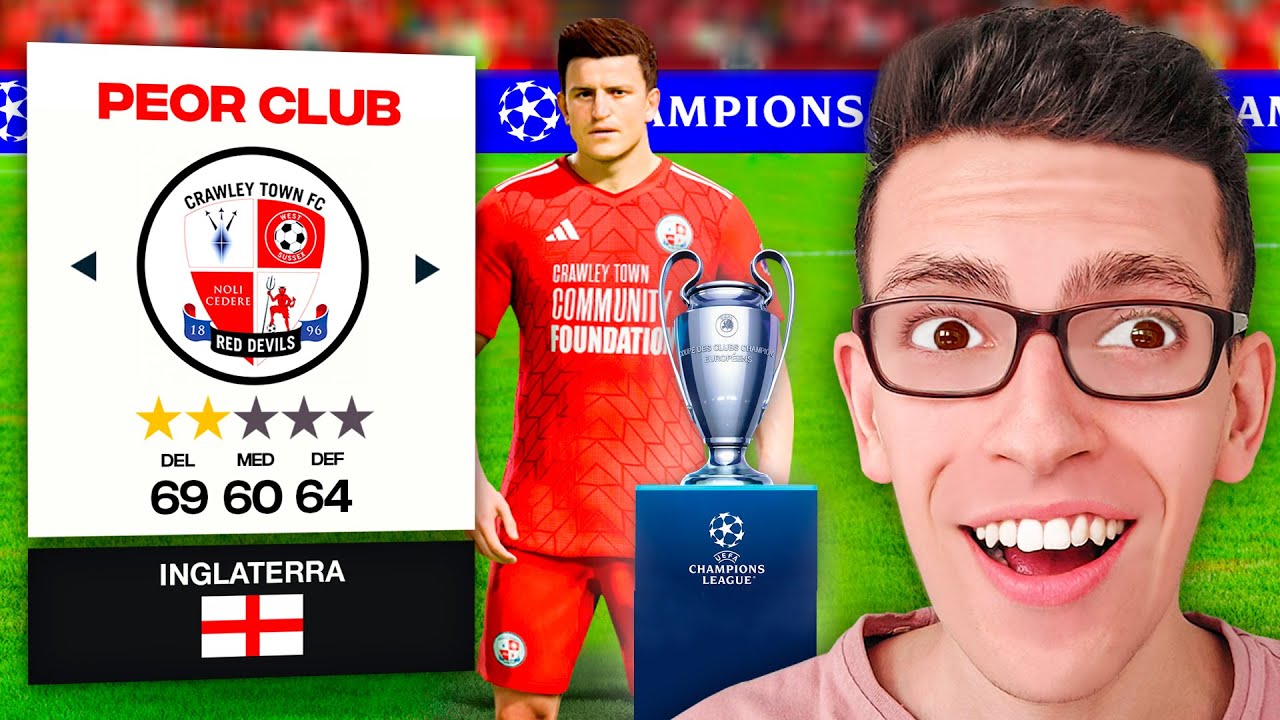 Gano la Champions con el PEOR Equipo